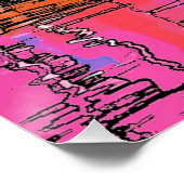 CANAL BOATS POSTER (Hoek)