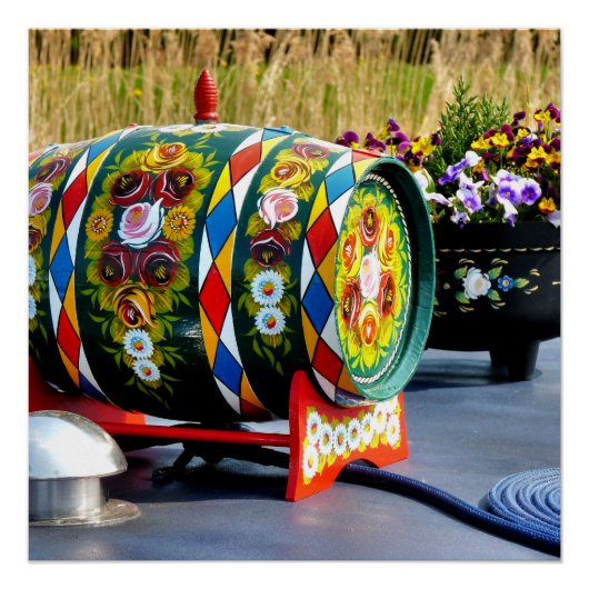 CANAL BOATS POSTER (Voorkant)