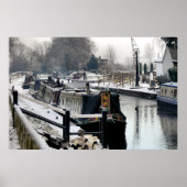 CANAL BOATS POSTER (Voorkant)