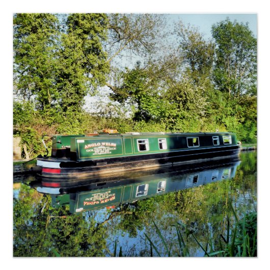 CANAL BOATS POSTER (Voorkant)