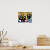 CANAL BOATS POSTER (Keuken)
