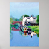 CANAL BOATS POSTER (Voorkant)