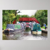 CANAL BOATS POSTER (Voorkant)