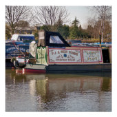 CANAL BOATS POSTER (Voorkant)