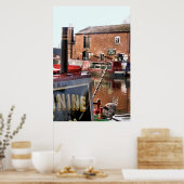 CANAL BOATS POSTER (Keuken)