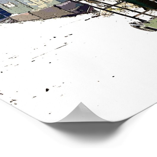 CANAL BOATS POSTER (Hoek)