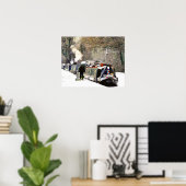 CANAL BOATS POSTER (Thuiskantoor)