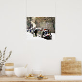 CANAL BOATS POSTER (Keuken)