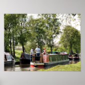 CANAL BOATS POSTER (Voorkant)