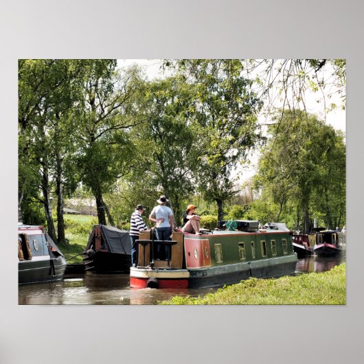 CANAL BOATS POSTER (Voorkant)