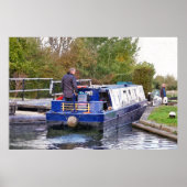 CANAL BOATS POSTER (Voorkant)