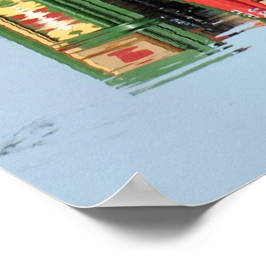 CANAL BOATS POSTER (Hoek)