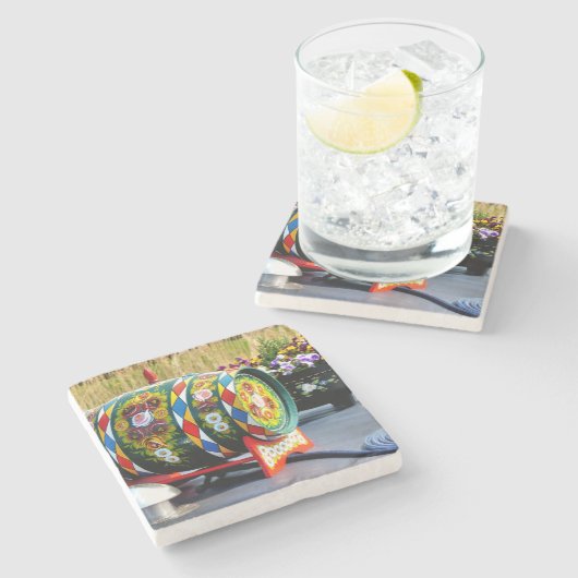 CANAL BOATS STENEN ONDERZETTER (Zijkant)