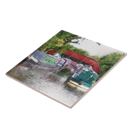 CANAL BOATS TEGELTJE (Zijkant)