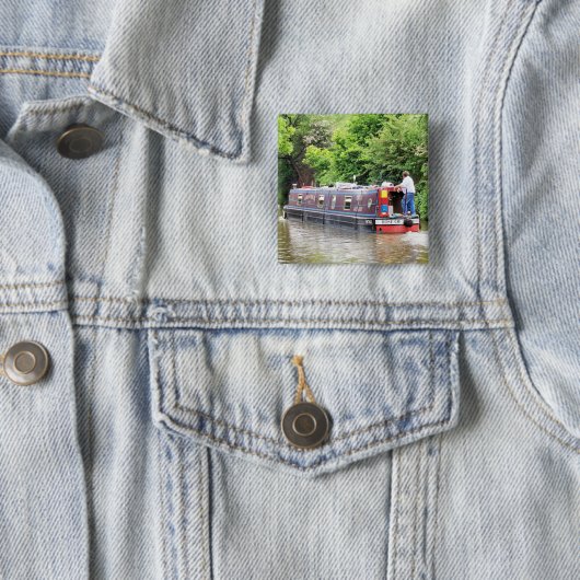 CANAL BOATS VIERKANTE BUTTON 5,1 CM (In situ)