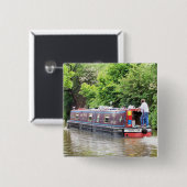 CANAL BOATS VIERKANTE BUTTON 5,1 CM (Voorkant /achterkant)