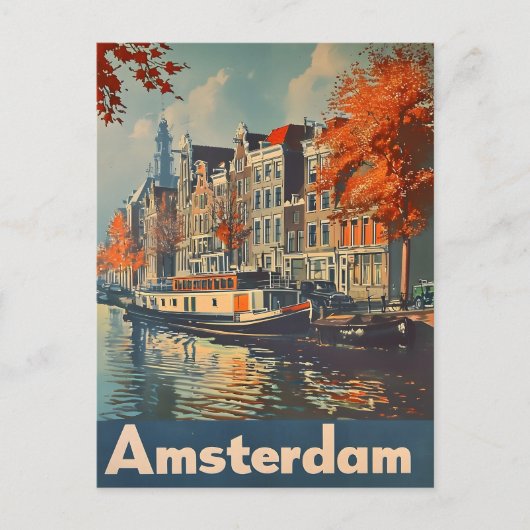 Canal Charm: Amsterdams Briefkaart (Voorkant)
