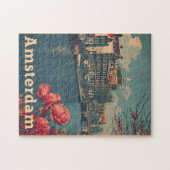 Canal Charm:  Briefkaart Legpuzzel (Horizontaal)