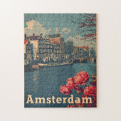 Canal Charm:  Briefkaart Legpuzzel (Verticaal)
