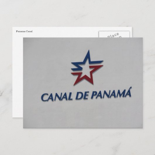 canal de panama briefkaart (Voorkant / Achterkant)