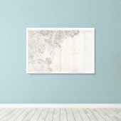 Canal de Suez, Egypte Canvas Afdruk (Insitu (Houten vloer))