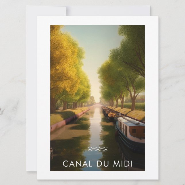 Canal du Middags - Frankrijk - illustraties (Voorkant)