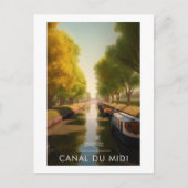 Canal du Middags - Frankrijk - illustraties Briefkaart (Voorkant)