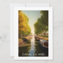 Canal du Middags - Frankrijk - illustraties