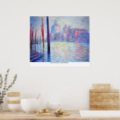 Canal Grand door Claude Monet Poster (Keuken)