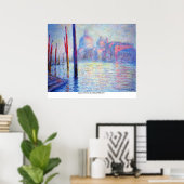 Canal Grand door Claude Monet Poster (Thuiskantoor)