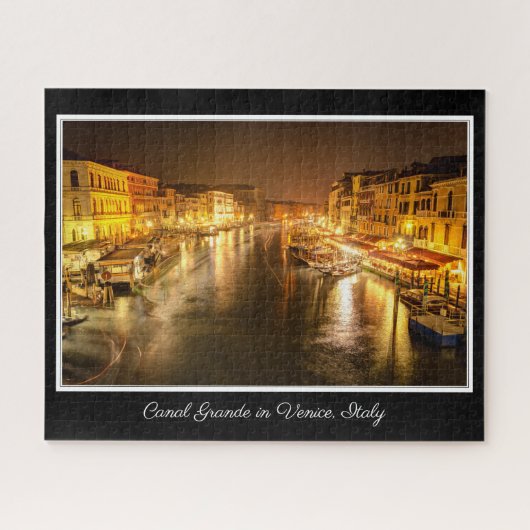 Canal Grande at Night, Venetië, Italië Puzzle Legpuzzel (Horizontaal)