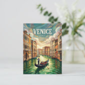 Canal Grande Italië Briefkaart (Staand voorkant)