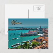 Canal Grande, Venetië, Italië Briefkaart (Voorkant / Achterkant)