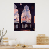 Canal Grande Venetië Italië Reisposter Poster (Keuken)