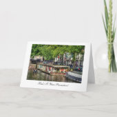 Canal Houseboot, gefeliciteerd met je promotie Kaart (Voorkant)