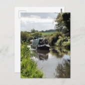 CANAL NARROWBOAT BRIEFKAART (Voorkant / Achterkant)
