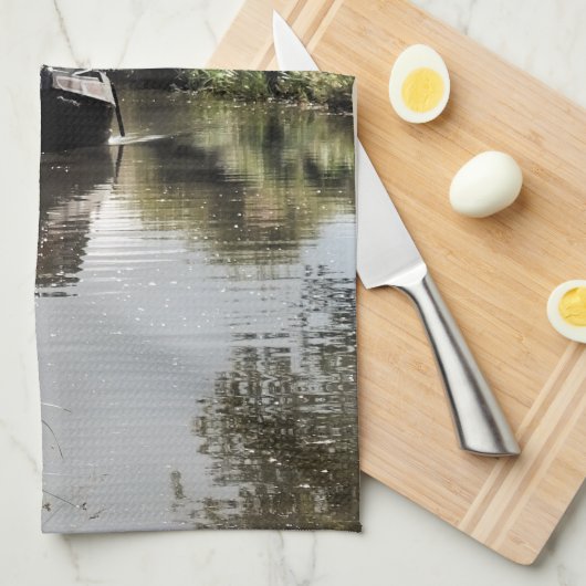 CANAL NARROWBOAT THEEDOEK (Quarter Fold)