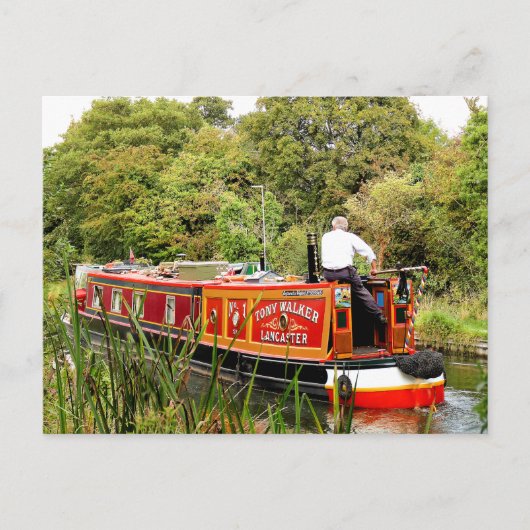 CANAL NARROWBOATS BRIEFKAART (Voorkant)