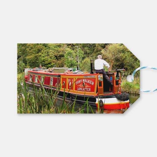 CANAL NARROWBOATS CADEAULABEL (Voorkant (Horizontaal))