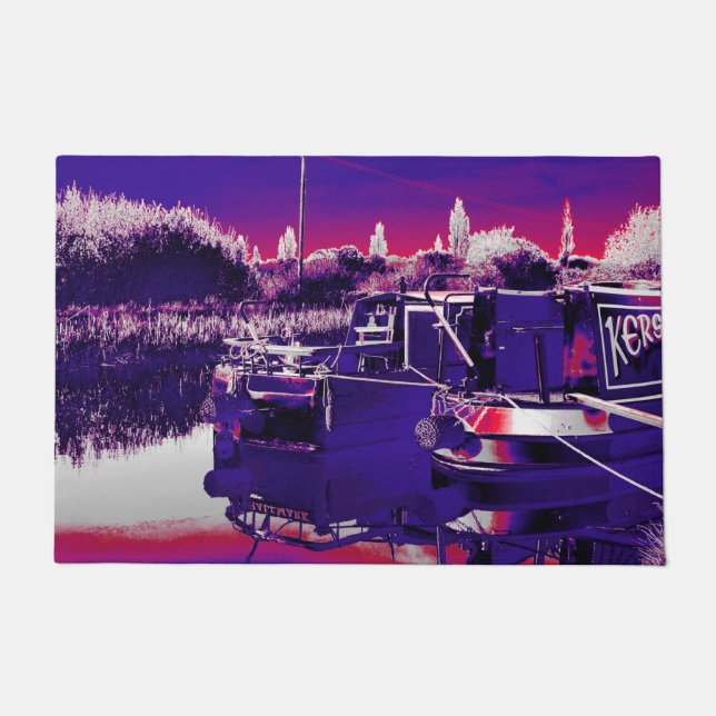 CANAL NARROWBOATS DEURMAT (Voorkant)
