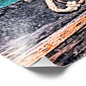 CANAL NARROWBOATS FOTO AFDRUK (Hoek)