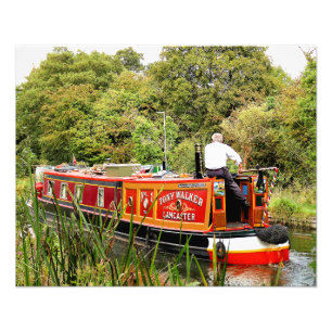 CANAL NARROWBOATS FOTO AFDRUK
