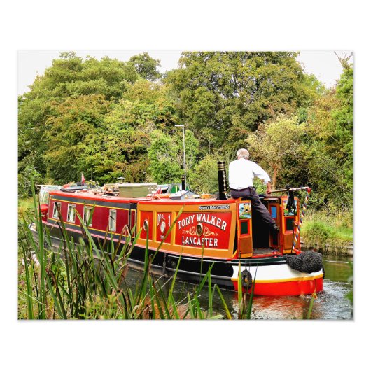 CANAL NARROWBOATS FOTO AFDRUK (Voorkant)