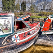CANAL NARROWBOATS GROTE KLOK