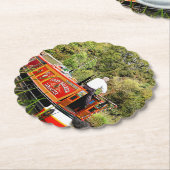 CANAL NARROWBOATS KARTONNEN ONDERZETTERS (Gekanteld)