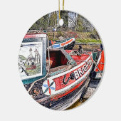 CANAL NARROWBOATS KERAMISCH ORNAMENT (Links)