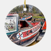 CANAL NARROWBOATS KERAMISCH ORNAMENT (Achterkant)
