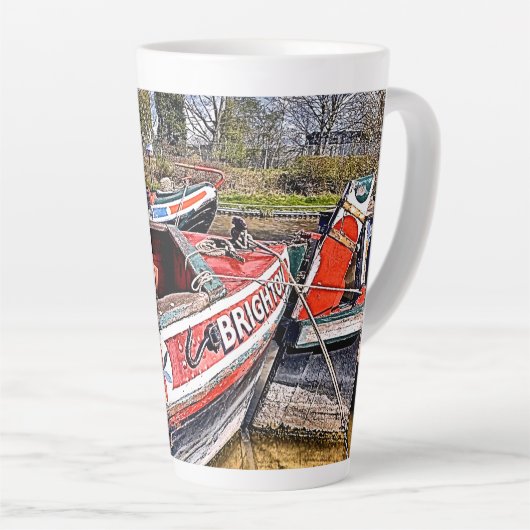 CANAL NARROWBOATS LATTE MOK (Rechterhoek)