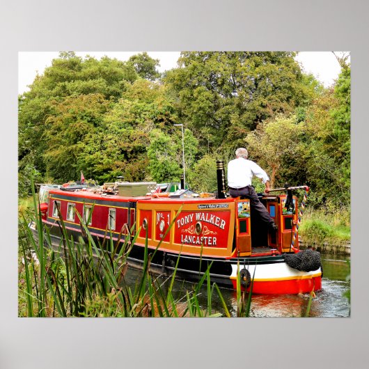 CANAL NARROWBOATS POSTER (Voorkant)