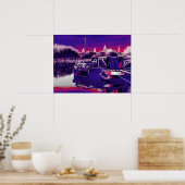 CANAL NARROWBOATS POSTER (Keuken)